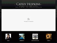 Tablet Screenshot of cathysfinehomes.com